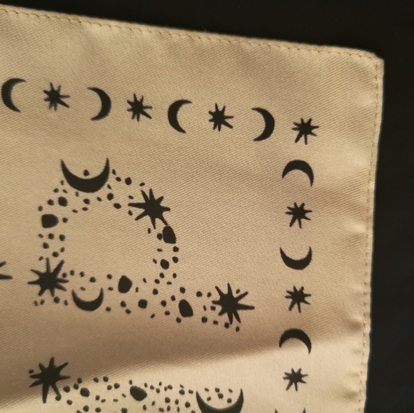 🌟HOST PICK🌟🇨🇵 NWT Longchamp Silk Scarf with Celestial Logo in Pale pink - Picture 4 of 7